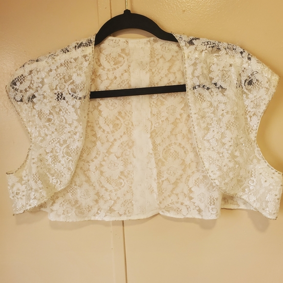 David's Bridal Wedding Dress, Size 16W - Picture 7 of 12